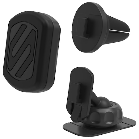 Scosche MagicMount 2 in 1 Vent / Dash Mount, Black MAGDV-XTSP1